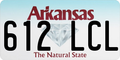 AR license plate 612LCL