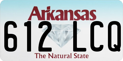 AR license plate 612LCQ