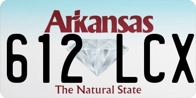AR license plate 612LCX