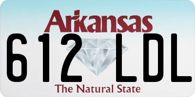 AR license plate 612LDL
