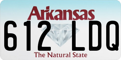 AR license plate 612LDQ