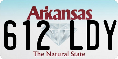 AR license plate 612LDY