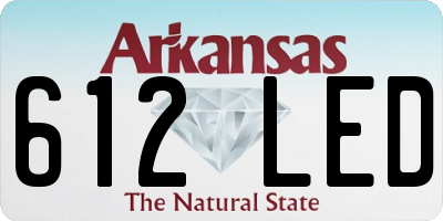 AR license plate 612LED