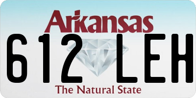 AR license plate 612LEH