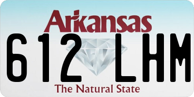 AR license plate 612LHM
