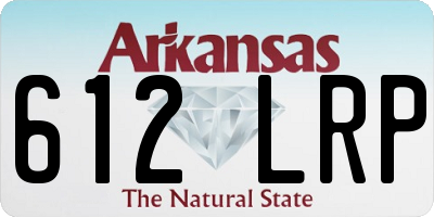 AR license plate 612LRP