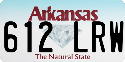 AR license plate 612LRW