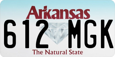 AR license plate 612MGK