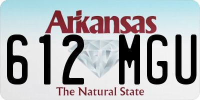 AR license plate 612MGU