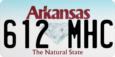 AR license plate 612MHC
