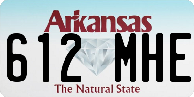 AR license plate 612MHE