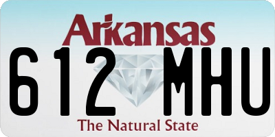 AR license plate 612MHU