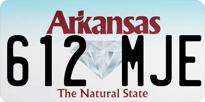 AR license plate 612MJE