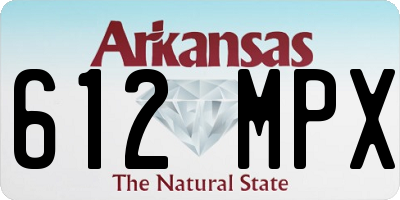 AR license plate 612MPX