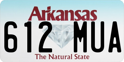 AR license plate 612MUA