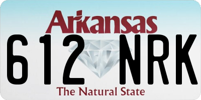 AR license plate 612NRK