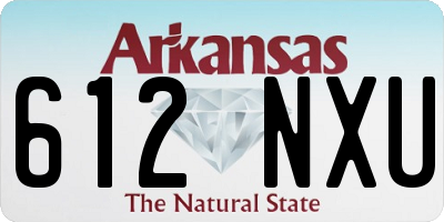 AR license plate 612NXU