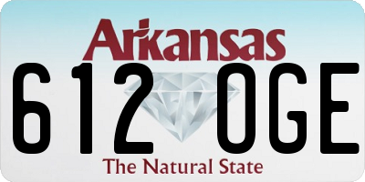 AR license plate 612OGE