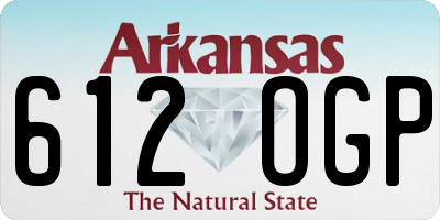 AR license plate 612OGP