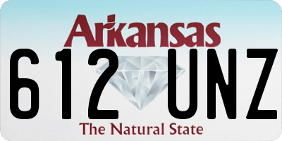 AR license plate 612UNZ