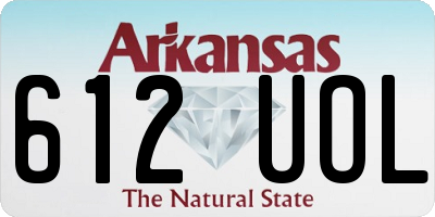 AR license plate 612UOL
