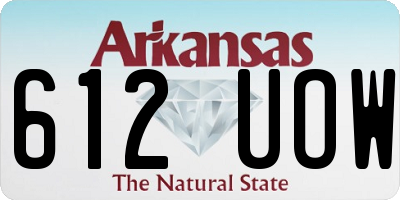 AR license plate 612UOW