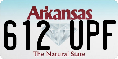 AR license plate 612UPF