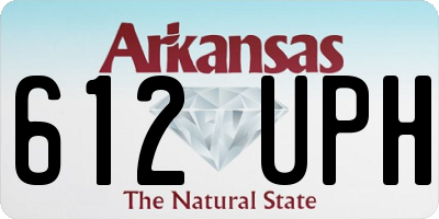 AR license plate 612UPH