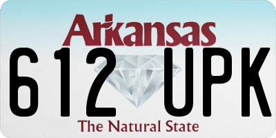 AR license plate 612UPK