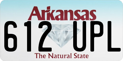 AR license plate 612UPL