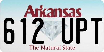 AR license plate 612UPT