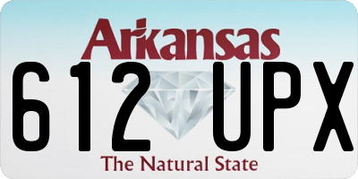 AR license plate 612UPX