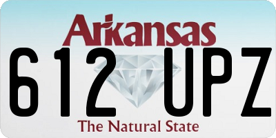 AR license plate 612UPZ