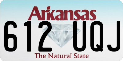 AR license plate 612UQJ