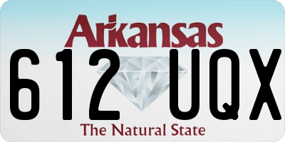 AR license plate 612UQX