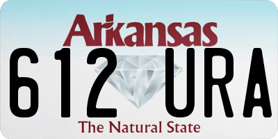 AR license plate 612URA