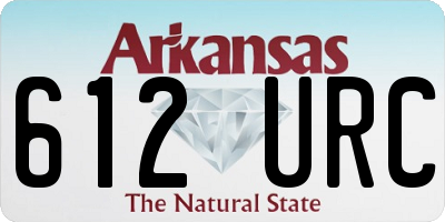 AR license plate 612URC
