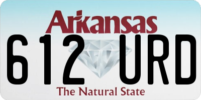 AR license plate 612URD
