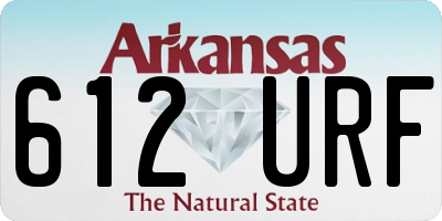 AR license plate 612URF