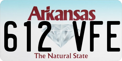 AR license plate 612VFE