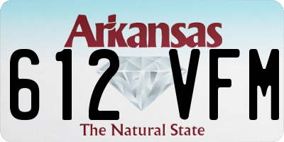 AR license plate 612VFM