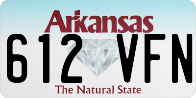 AR license plate 612VFN
