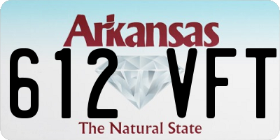 AR license plate 612VFT