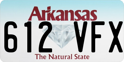 AR license plate 612VFX