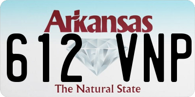 AR license plate 612VNP