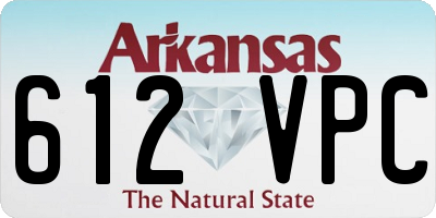 AR license plate 612VPC