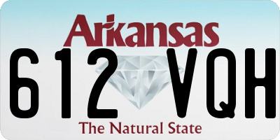 AR license plate 612VQH
