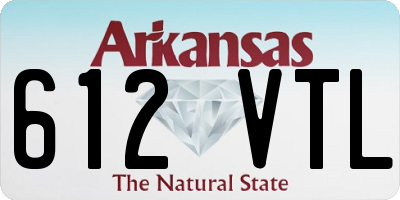 AR license plate 612VTL