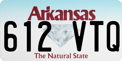 AR license plate 612VTQ