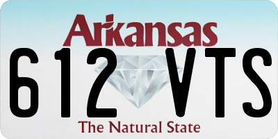 AR license plate 612VTS